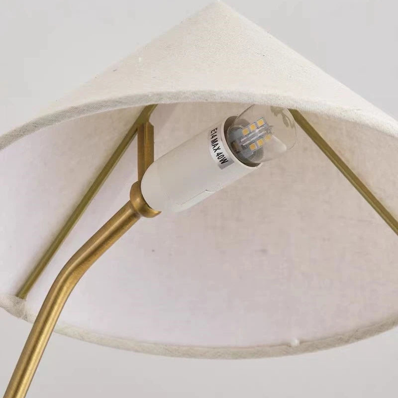 lustre moderne en tissu avec abat-jour créatif et éclairage led
