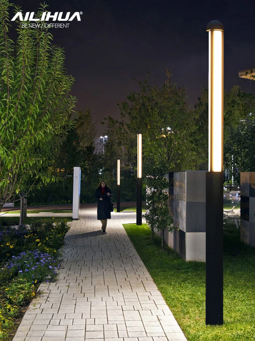 lampe de jardin extérieure villa led étanche lampadaire parc