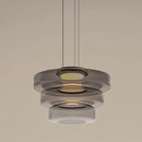Suspension lustre design moderne en verre pour éclairage d'îlot