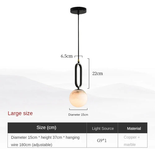 Simple and Luxurious Bedroom, Bedside G9 Small Chandelier Living Room Sofa Background Wall All Copper Natural Marble Decoration