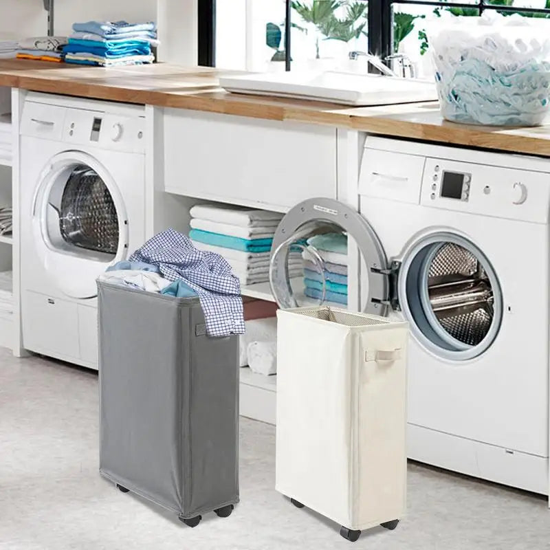 panier à linge pliable avec couvercle pour rangement pratique - vue 9 sur 8