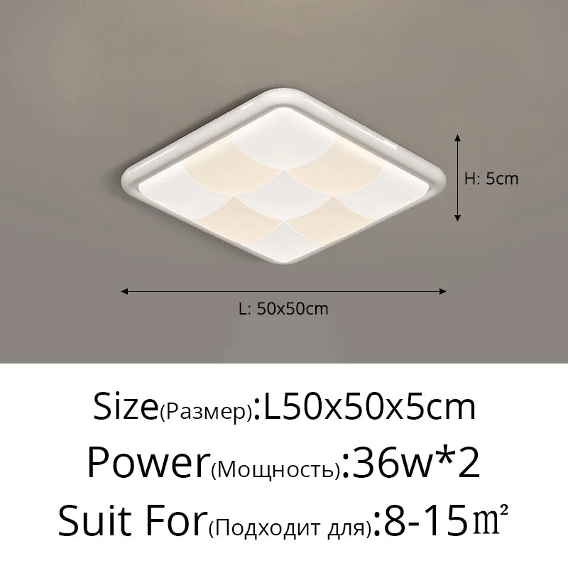 plafonnier à led design pour éclairage et décoration intérieure - vue 13 sur 14
