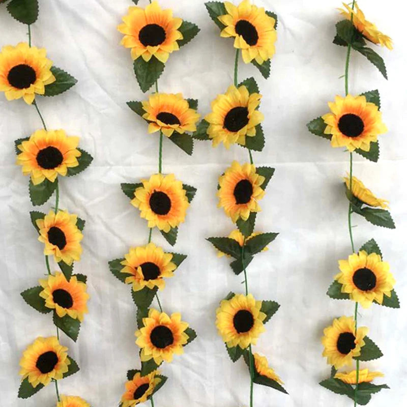 décoration de tournesol artificiel pour mariage et fêtes - vue 4 sur 7