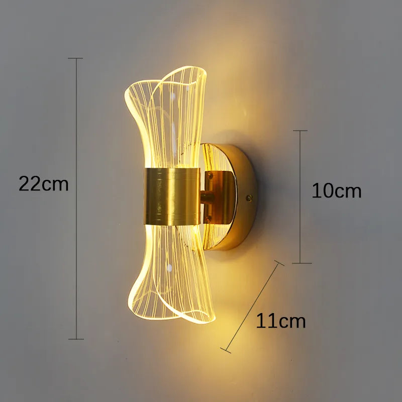 Applique murale LED luxe nordique - vue 8 sur 9
