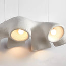 Minimalist resin pendant light for a contemporary interior