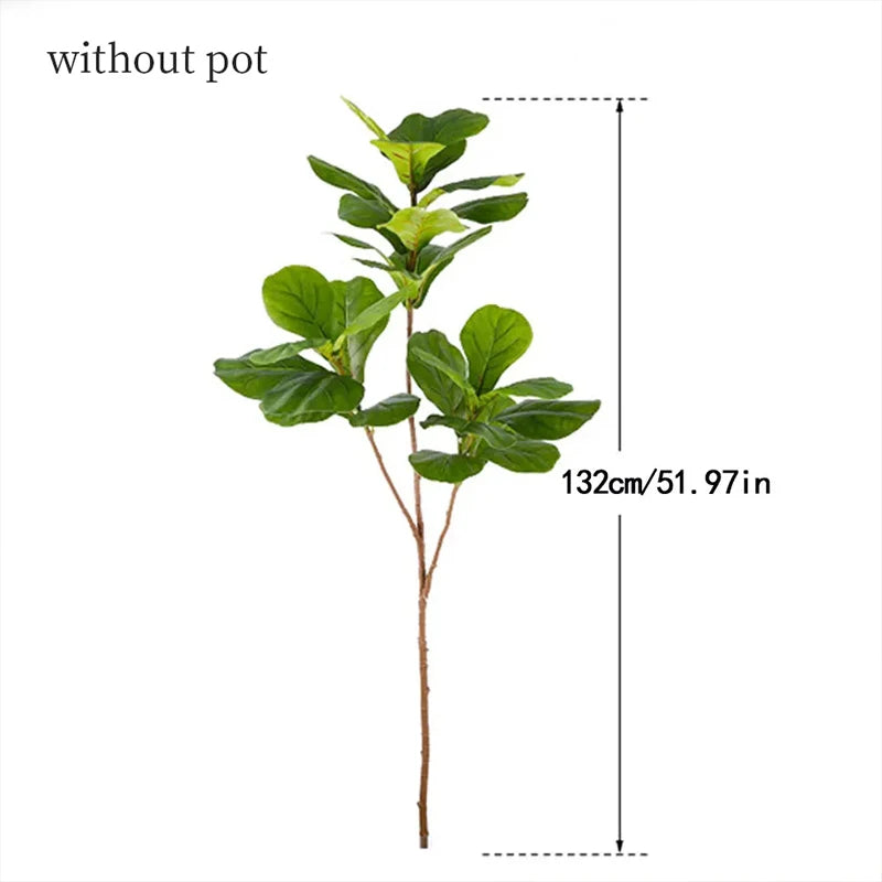grand arbre artificiel ficus plante tropicale pour décoration intérieure extérieure - vue 6 sur 6