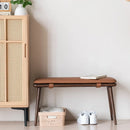 tabouret à langer nordique en bois massif multifonctionnel et rembourré