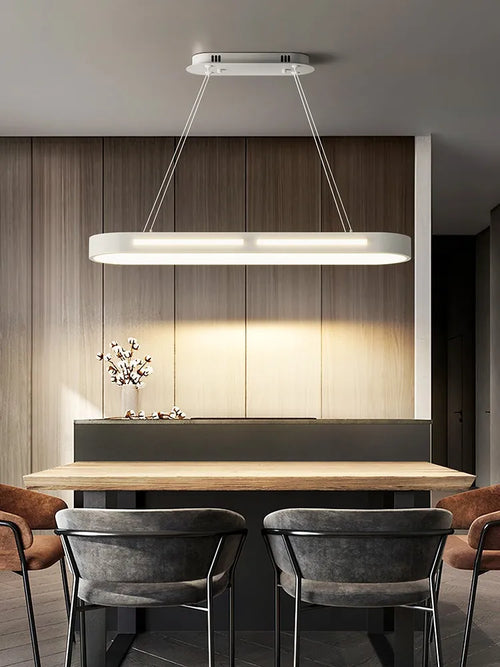lustre moderne minimaliste led barre de lumière de luxe