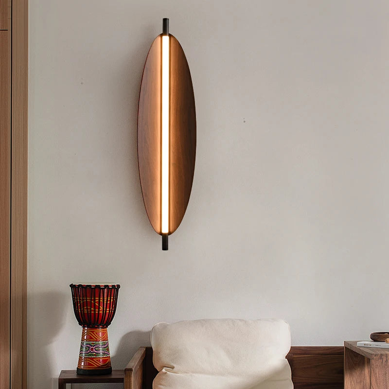 lustre japonais rétro design feuilles pour salle à manger - vue 4 sur 11