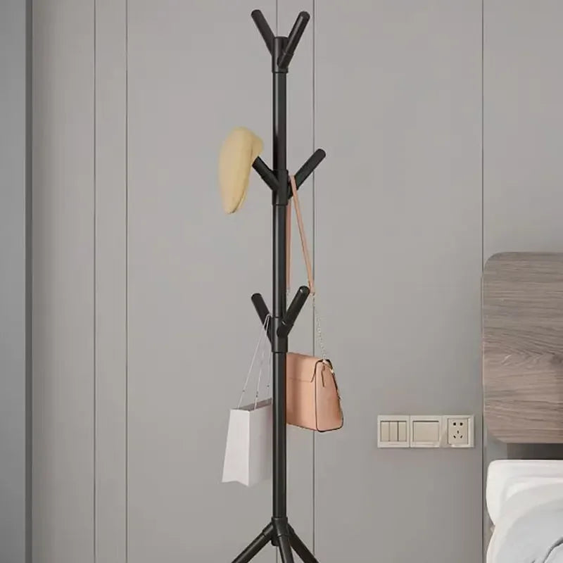 porte-manteau mobile avec crochets en forme de branche pour rangement pratique - vue 3 sur 8