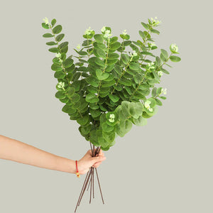 silk eucalyptus tree branch for home decor