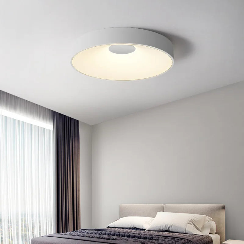 plafonnier led moderne minimaliste rond pour intérieur - vue 3 sur 10