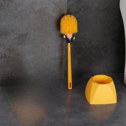 fournitures de toilette trump brosse de nettoyage amusante et pratique - vue 10 sur 10