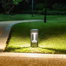 borne lumineuse led pour éclairage extérieur jardin terrasse et allée
