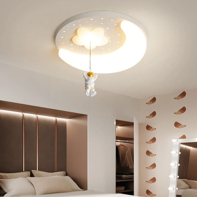 Minimalist moon-shaped wall light nordic style - vue 6 sur 10