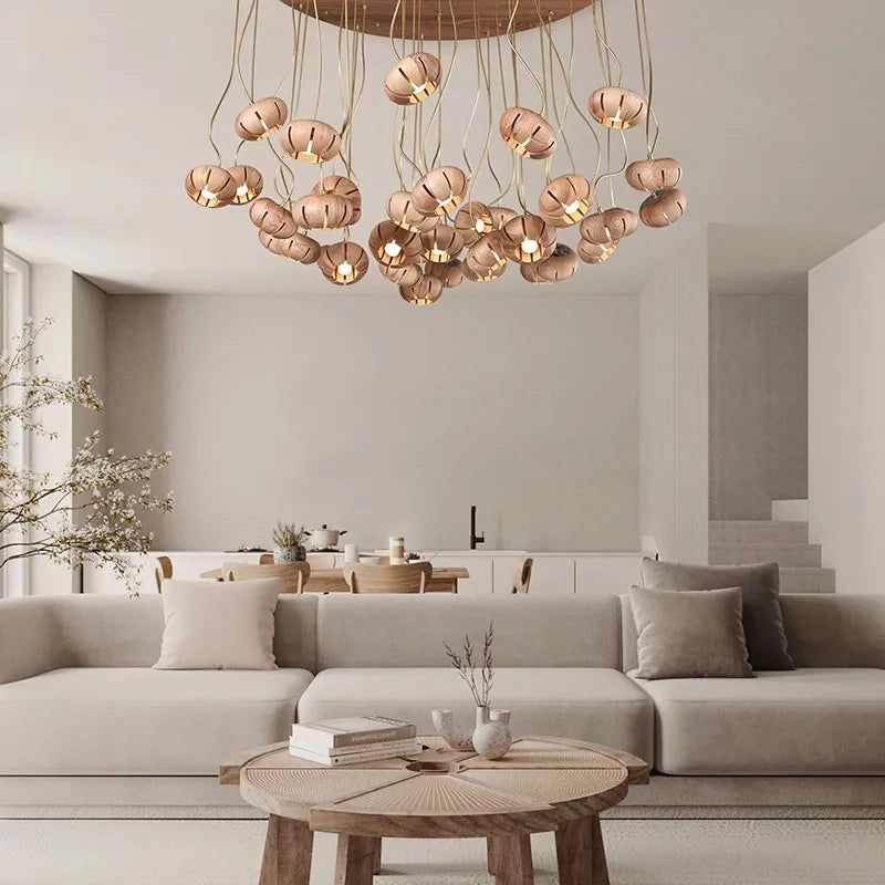 Lustre original design moderne luminaire décoratif d'intérieur - vue 4 sur 20