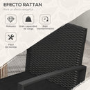 salon de jardin en rotin synthétique avec coussins confortables