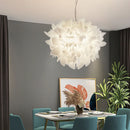 lustre led fleurs acrylique pour foyer moderne