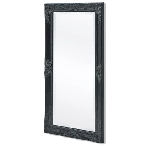 Baroque Wall Mirror, 50 cm Black, Interior Decoration Wall Wall Decoration Living Room Decoration - vue 5 sur 7