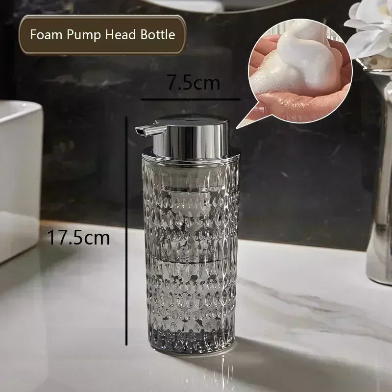 bouteille de savon en verre pour salle de bain élégante et pratique - vue 21 sur 24