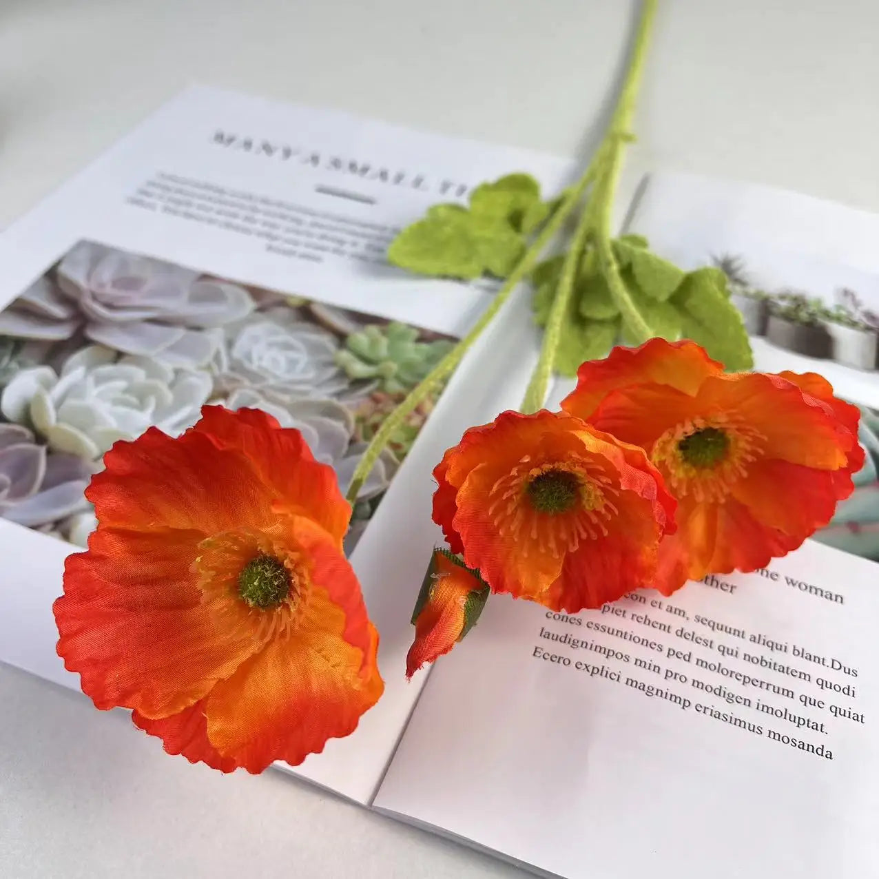 bouquet de fleurs artificielles en soie pour décorations diverses - vue 14 sur 19