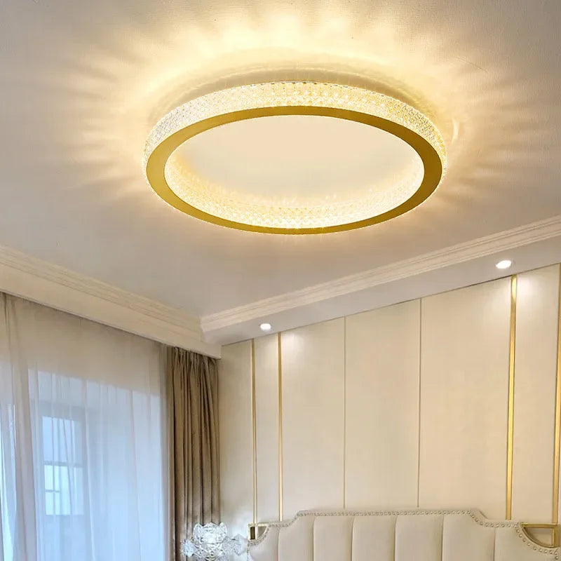 lustre plafond moderne à leds pour intérieur décoratif - vue 3 sur 12