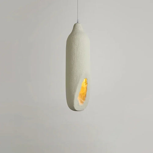 Nordic retro minimalist wabi sabi LED decorative pendant light - vue 7 sur 8