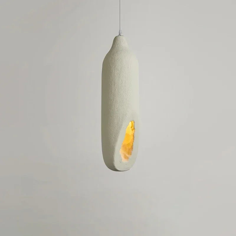 Nordic retro minimalist wabi sabi LED decorative pendant light - vue 6 sur 8