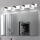 Applique murale en cristal pour miroir salle de bains moderne