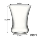 verre collins ultra leger texture striee pour cocktail