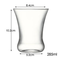 verre collins ultra leger texture striee pour cocktail
