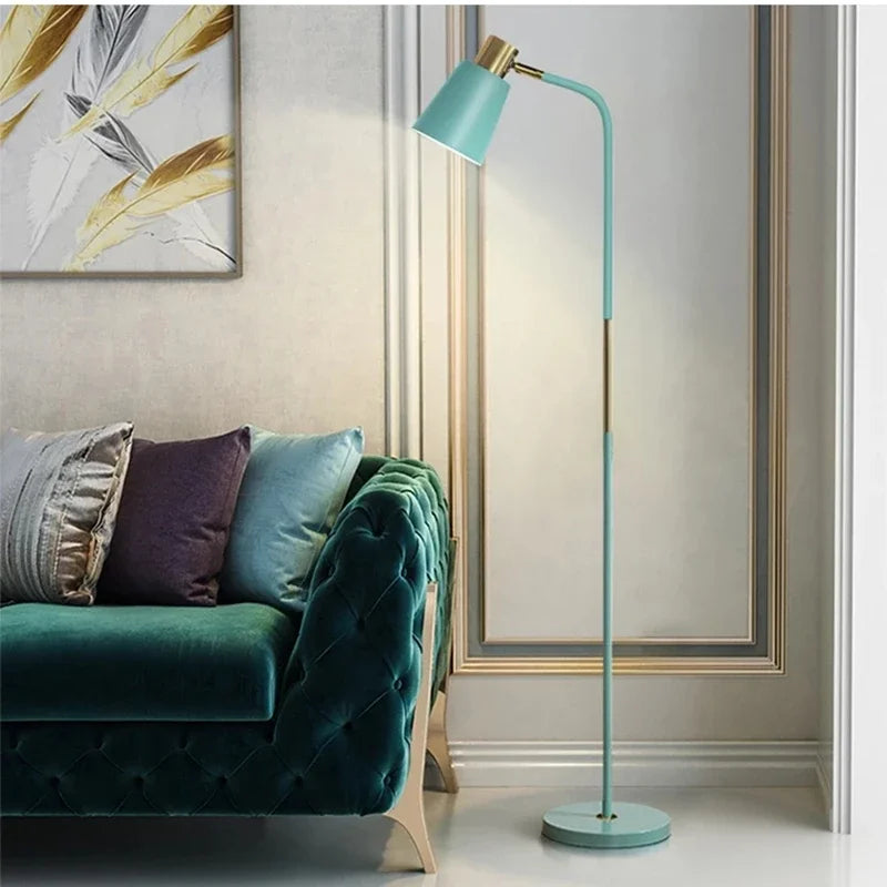 lampadaire nordique réglable à led pour éclairage décoratif - vue 6 sur 9