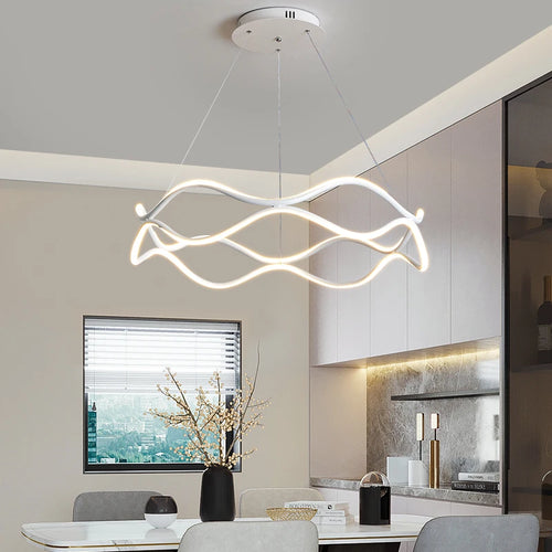 Minimalist nordic atmospheric chandelier for modern home décor - vue 6 sur 13