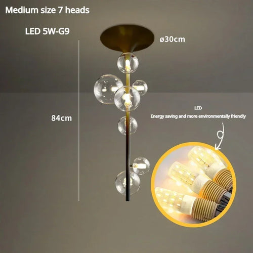lustre moderne en verre pour une décoration élégante - vue 13 sur 12