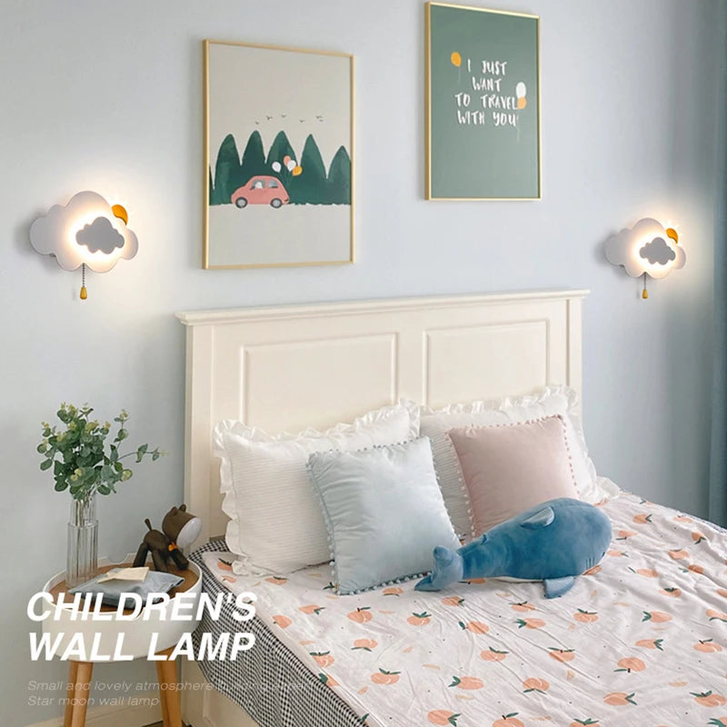 applique murale nuage design artistique pour décoration intérieure - vue 6 sur 9
