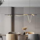 Minimalist nordic LED chandelier for restaurants and bars
