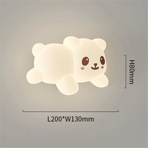 applique murale singe cartoon lumineuse pour chambre d'enfants - vue 10 sur 9