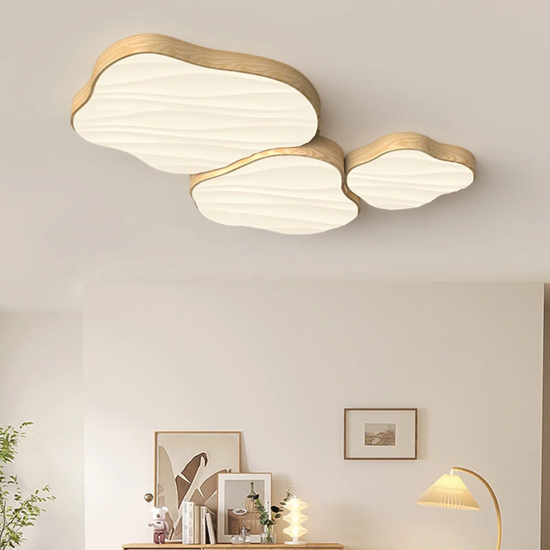 lustres en grain de bois modernes et simples pour éclairage domestique - vue 3 sur 14