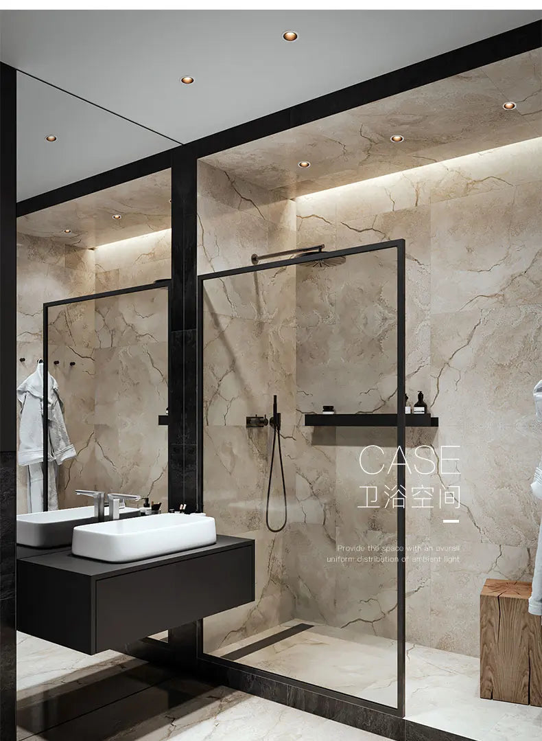 2023 The latest waterproof down light high-end narrow side led toilet kitchen embedded anti-glare household no main light - vue 7 sur 8