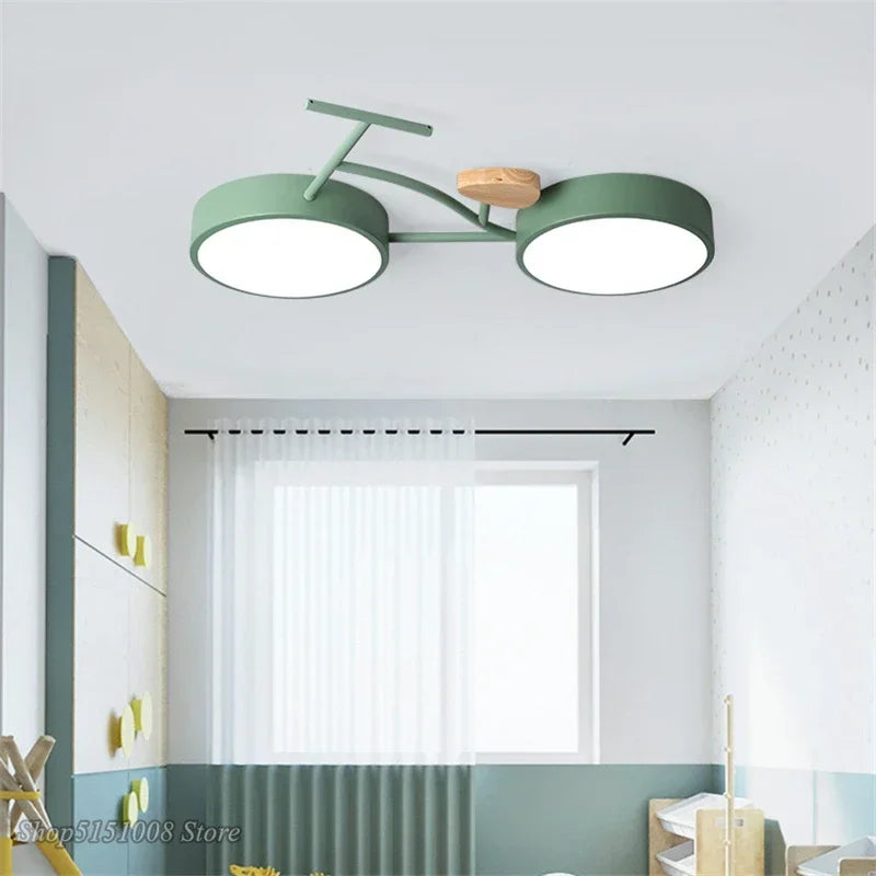 plafonnier led nordique 3 températures de couleur pour vélo - vue 4 sur 9