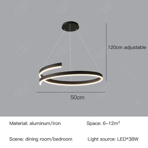 Lustres LED pour salons - vue 9 sur 11