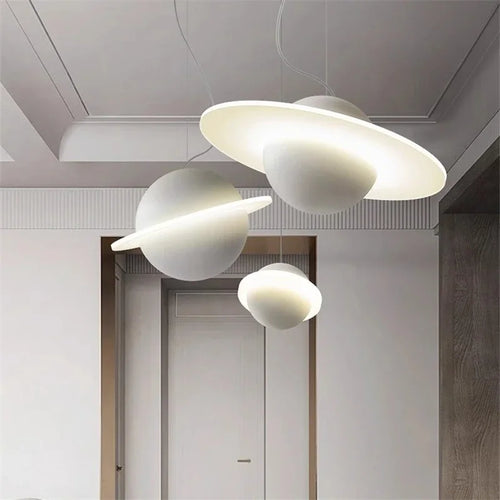 suspension moderne créative en bois pour décoration intérieure - vue 6 sur 11
