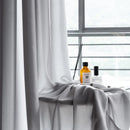 Voilage tulle froissé léger pour salon et chambre