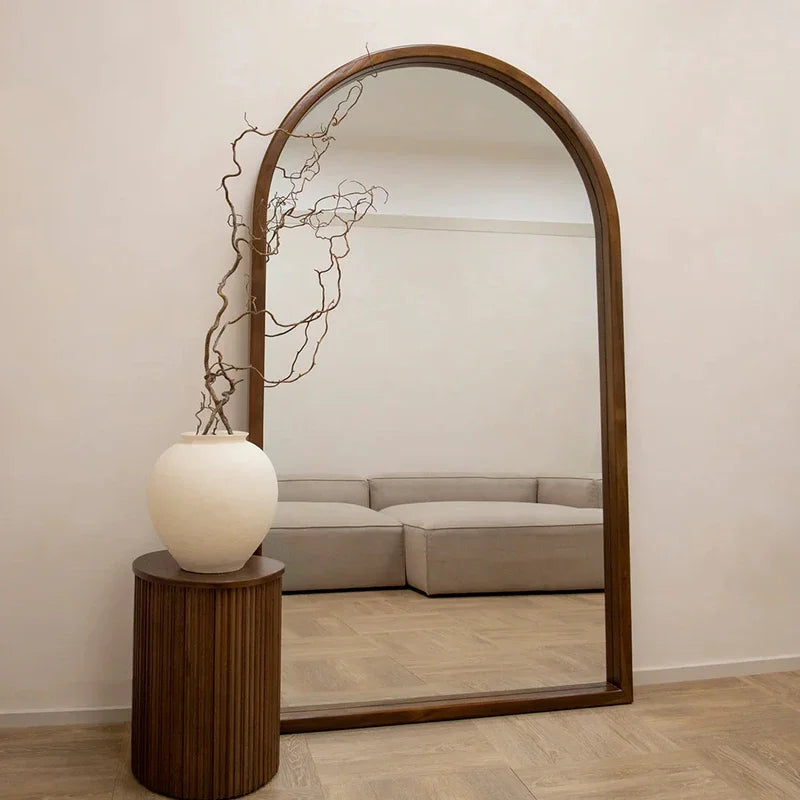 miroir décoratif circulaire pour une ambiance bohème élégante - vue 4 sur 9