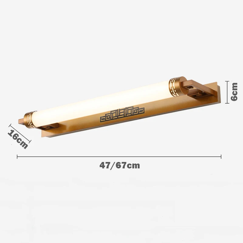 lampe led vintage murale pour miroir cosmétique et photo - vue 6 sur 8