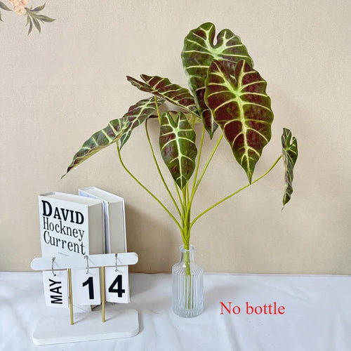 plante artificielle à 9 têtes pour décoration intérieure et extérieure
