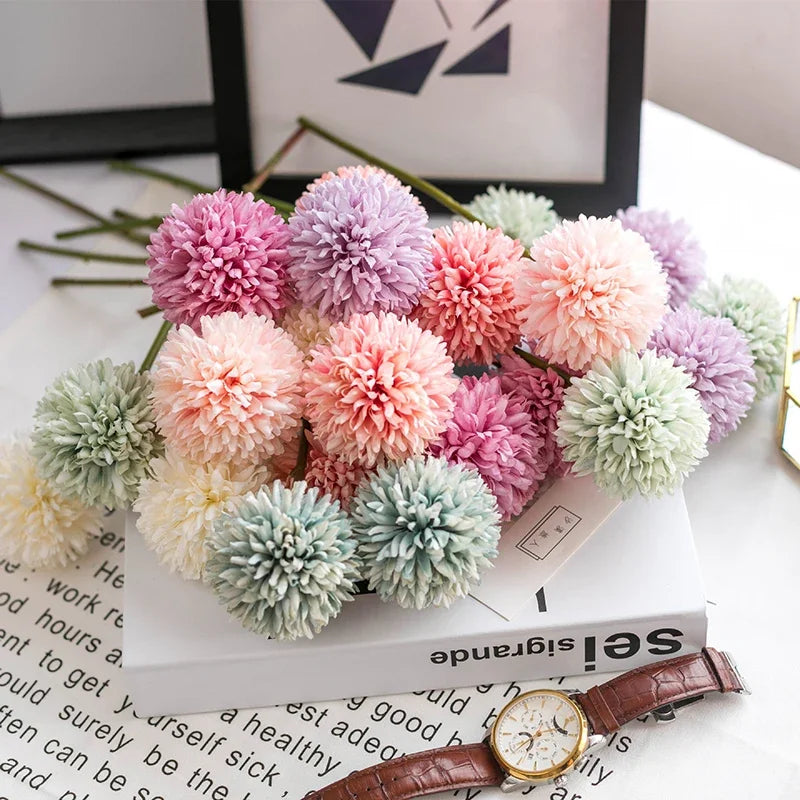 bouquet de fleurs artificielles pour décoration mariage et vases artisanaux - vue 4 sur 15