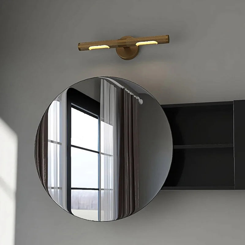 Applique murale de miroir en cuivre de Style américain - vue 4 sur 7