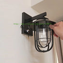applique murale vintage nordique en fer étanche pour extérieur
