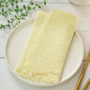 Serviettes de table gaze de coton style rustique